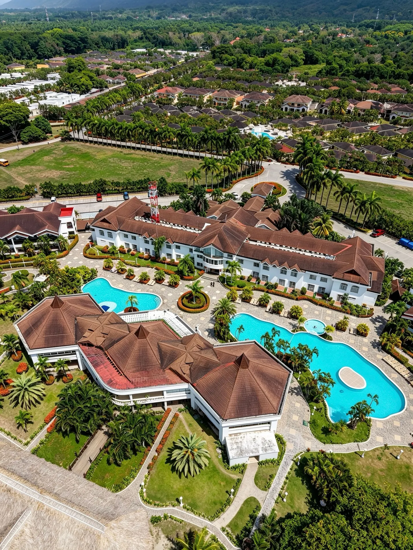 Piscinas del complejo