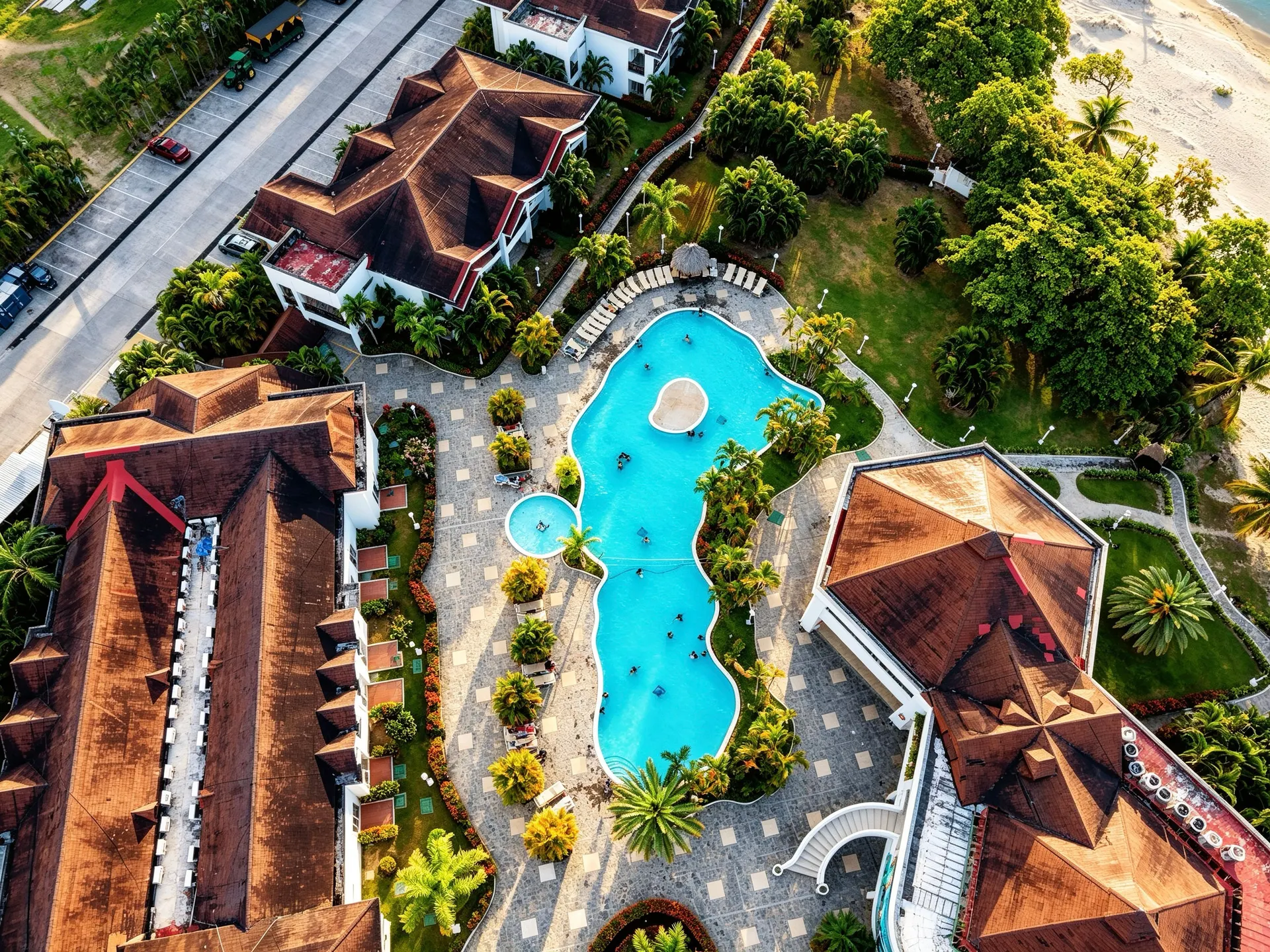 Zona de piscina